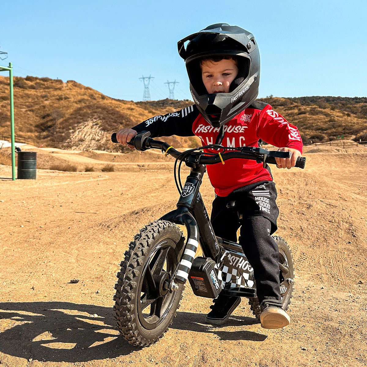 Toddler Akin Jersey - Red/Black