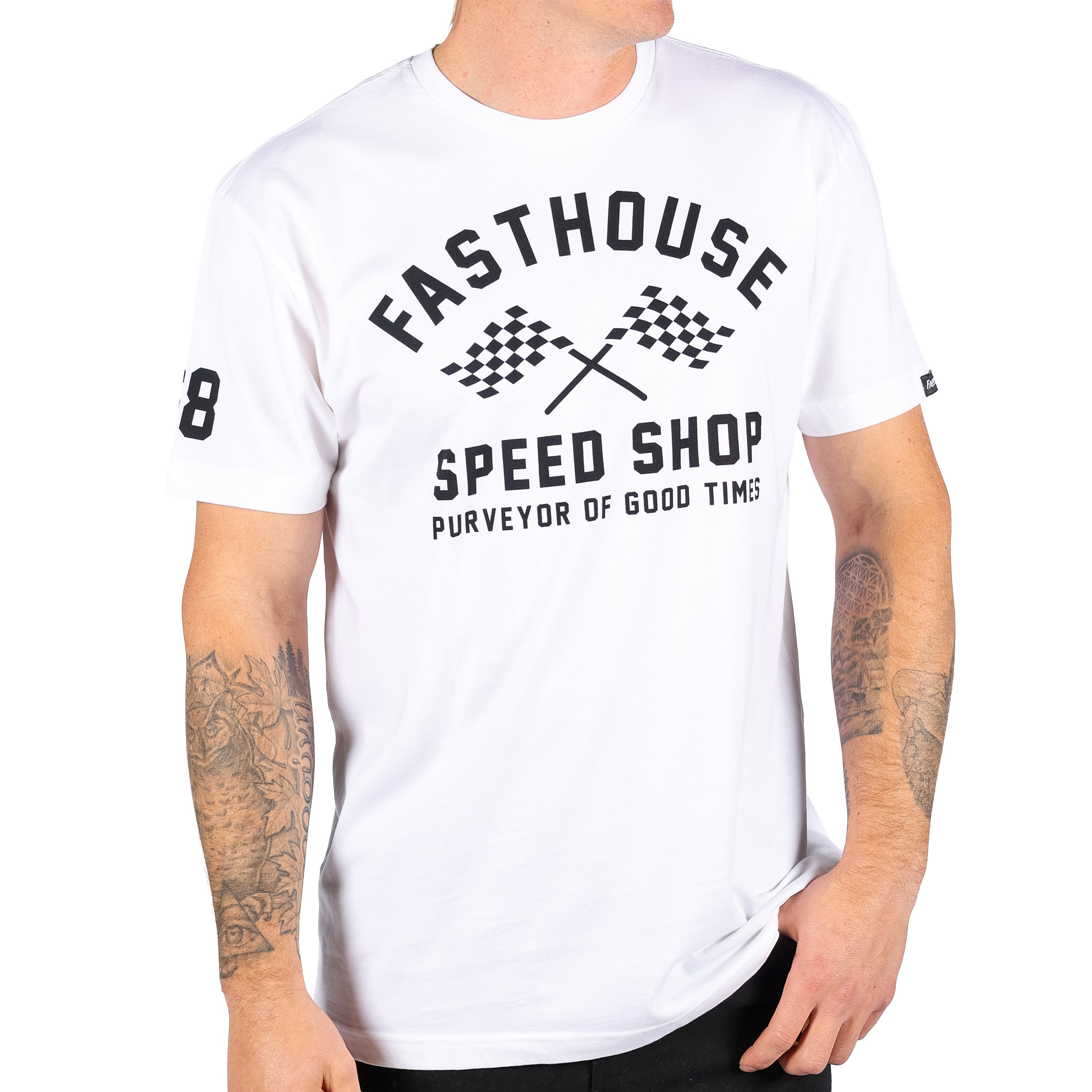 Crossroad Tee - White