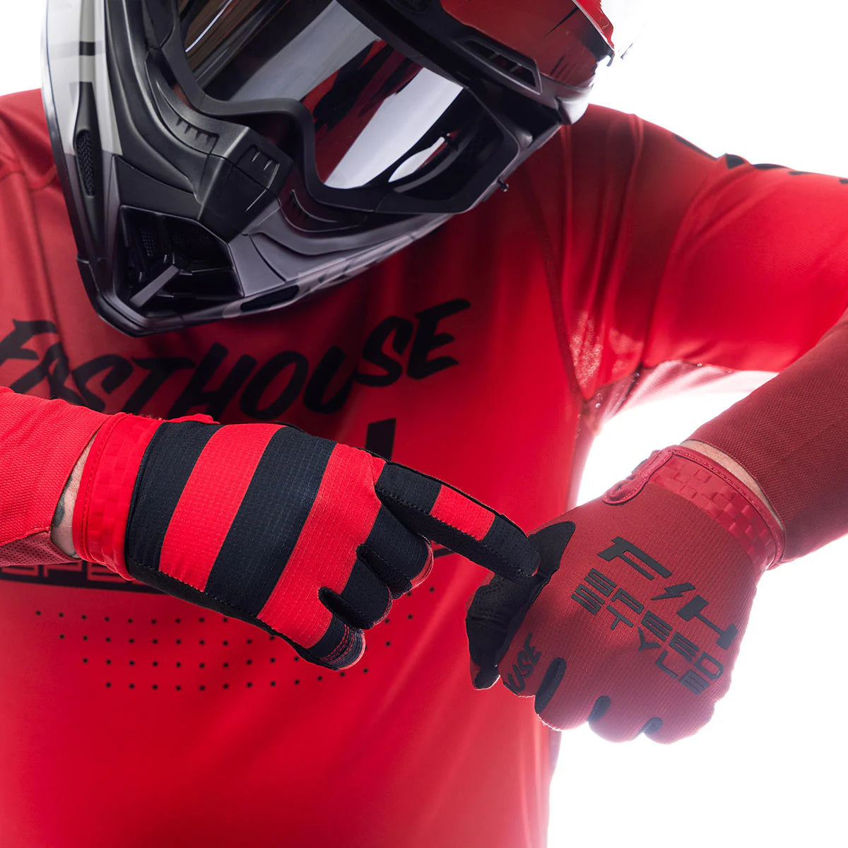 Elrod Ether Glove - Red/Jester Red