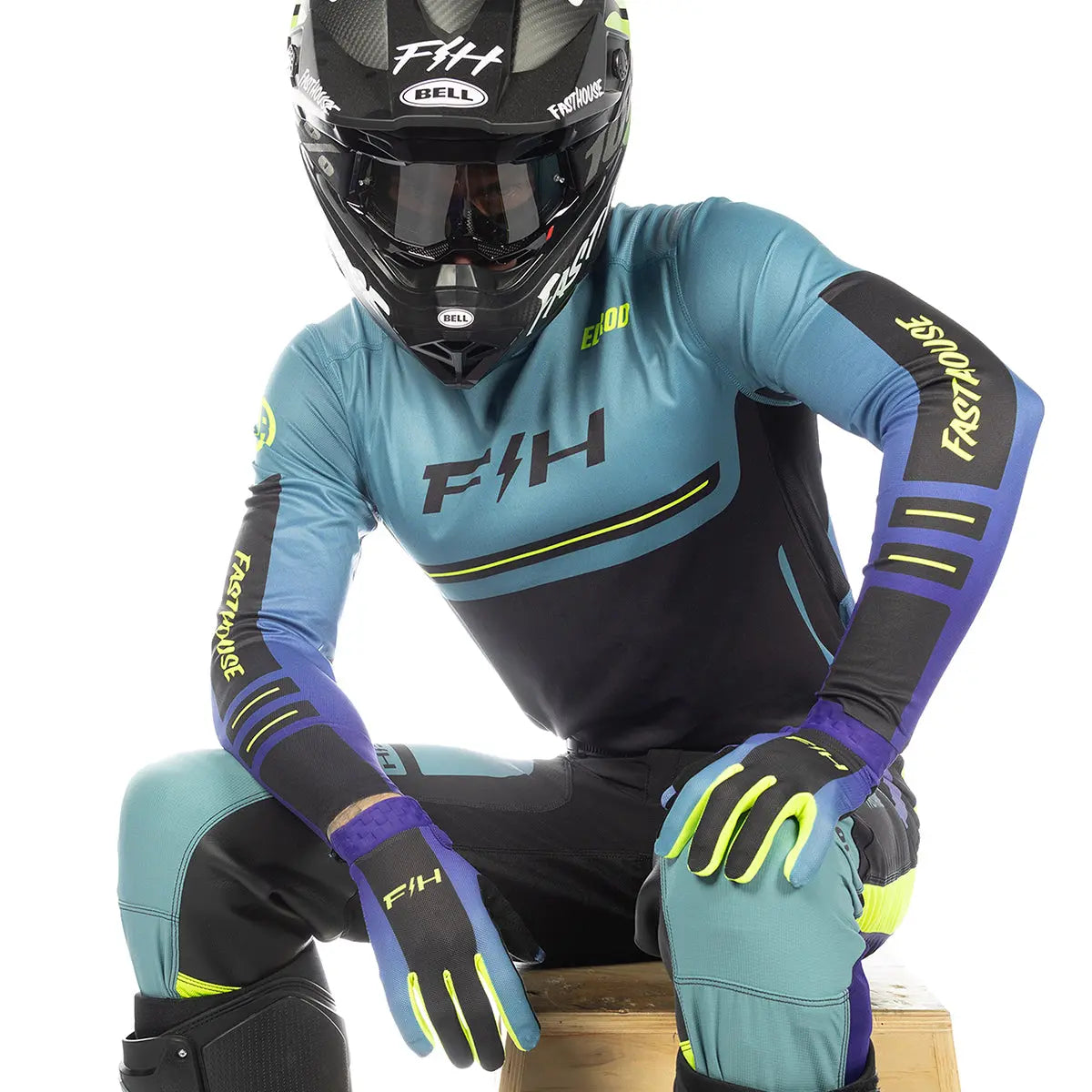 Elrod React Jersey Light Indigo/Black