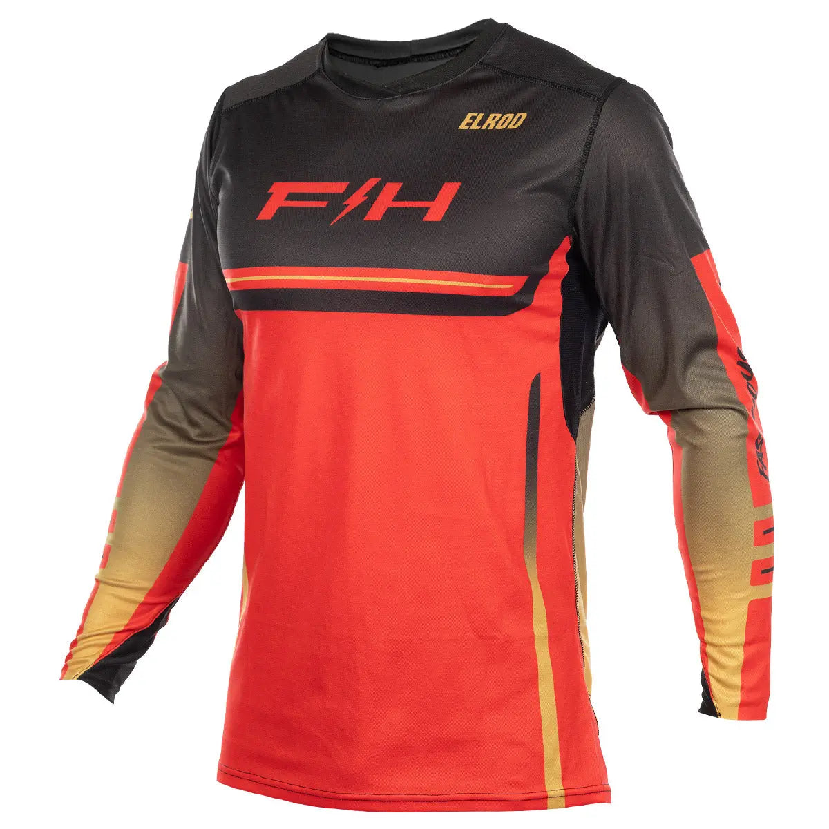 Elrod React Jersey, Racing Red/Black
