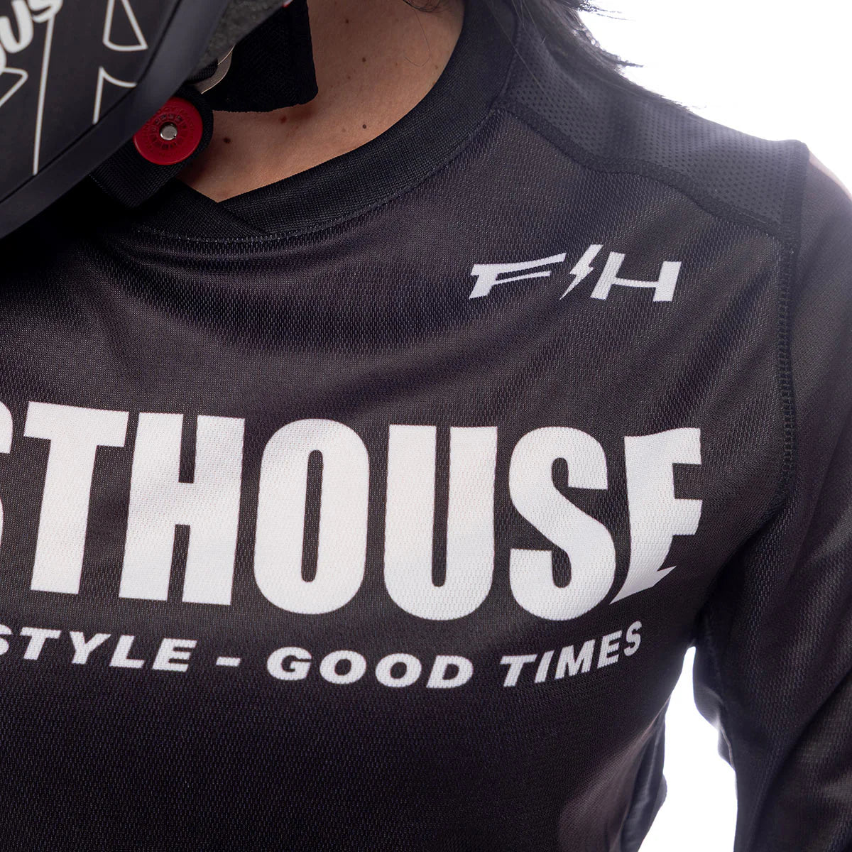 Women's Elrod Storm LS Jersey, Black