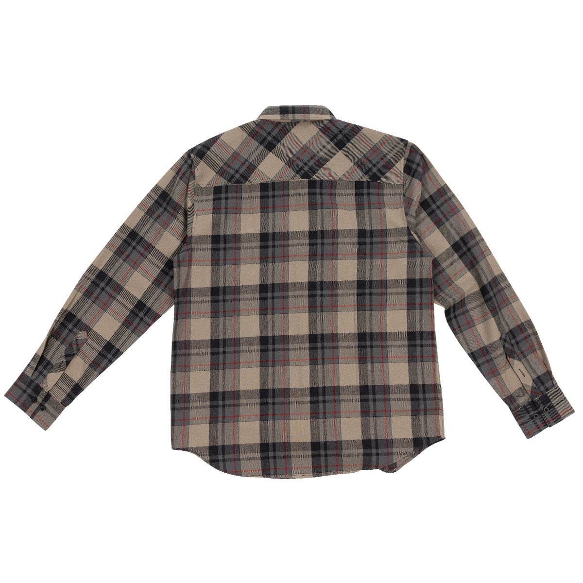 Saturday Night Special Flannel - Greige/Black