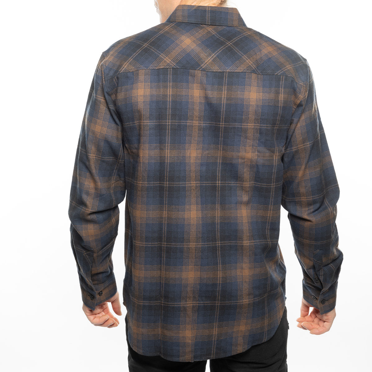 Saturday Night Special Flannel - Navy/Brown