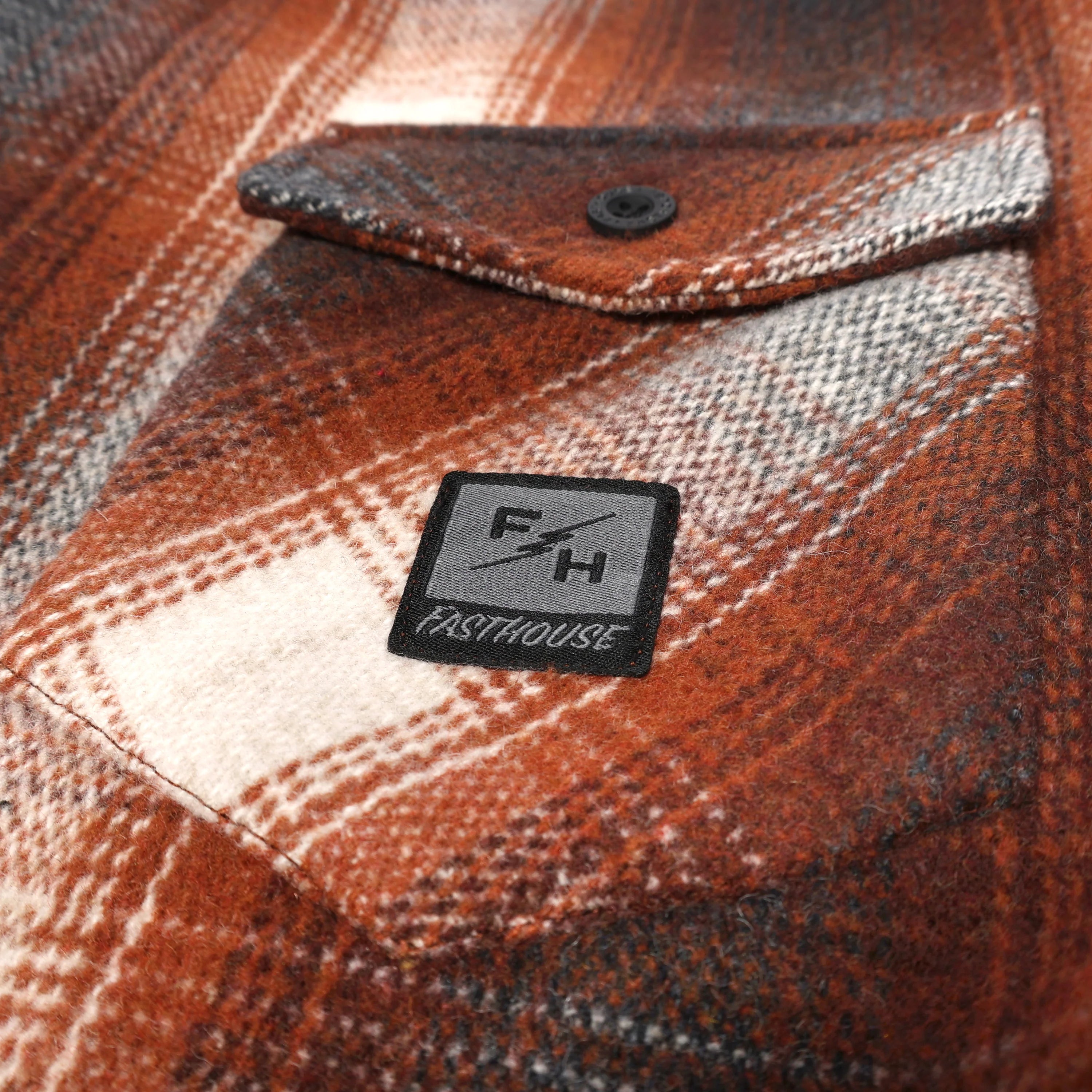 Folsom Heavyweight Flannel - Rust