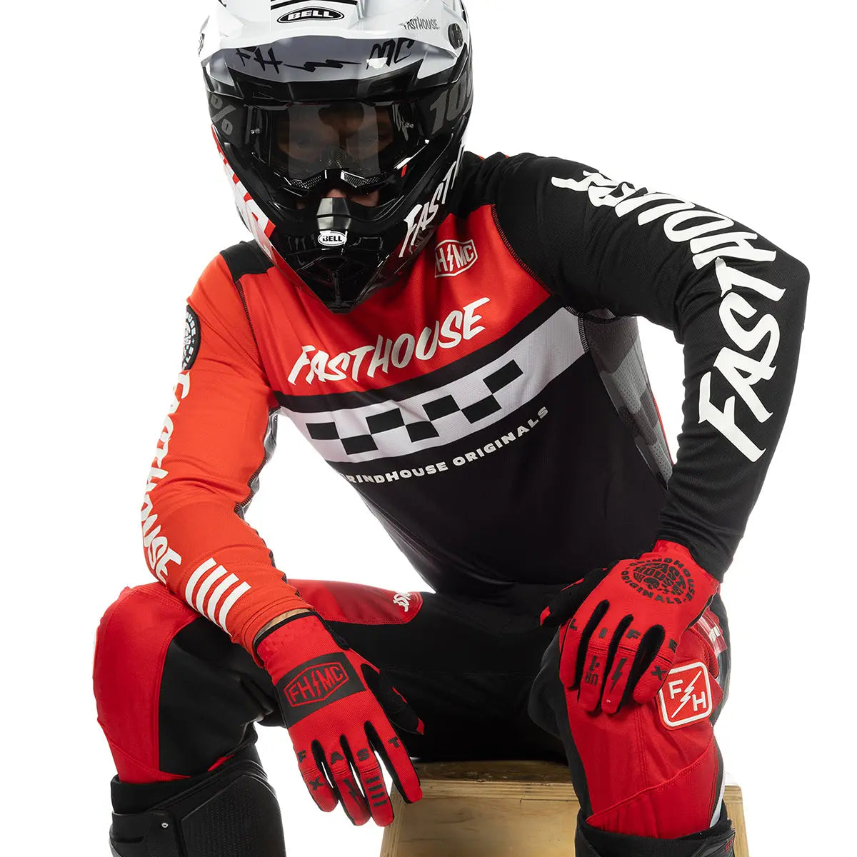 Grindhouse Atomic Jersey, Racing Red/Black