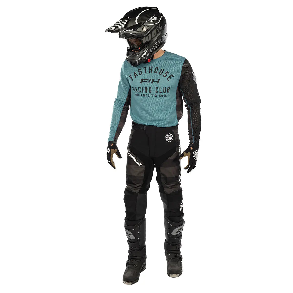 Grindhouse Air-Cooled Club Jersey, Light Indigo