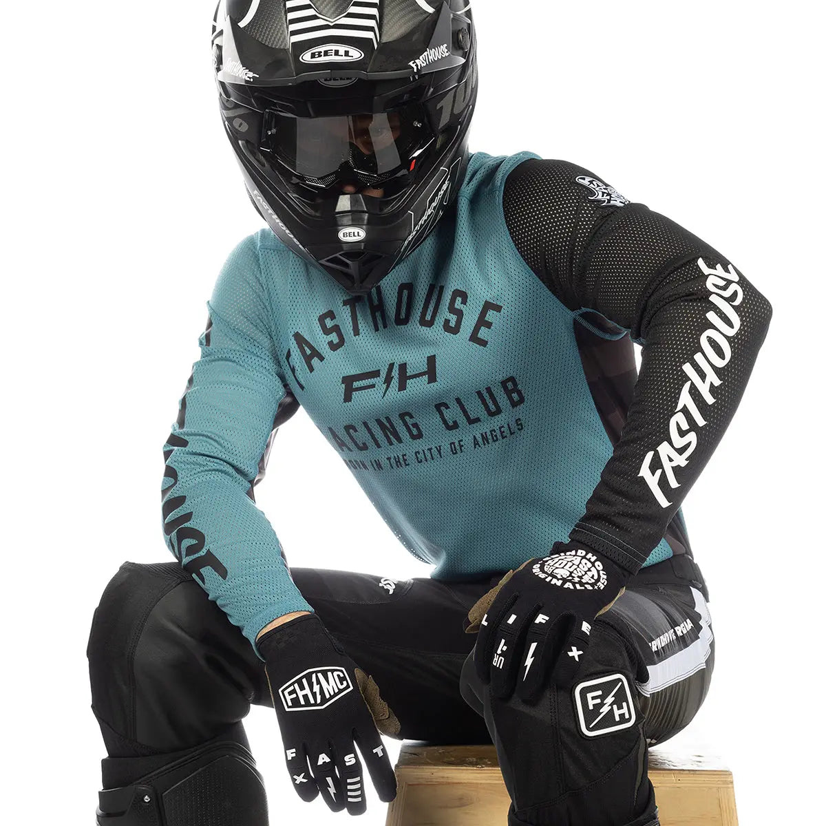 Grindhouse Air-Cooled Club Jersey, Light Indigo