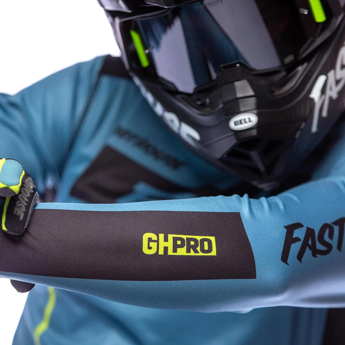 Grindhouse Pro Apex LS Jersey, Slate/Flo Green