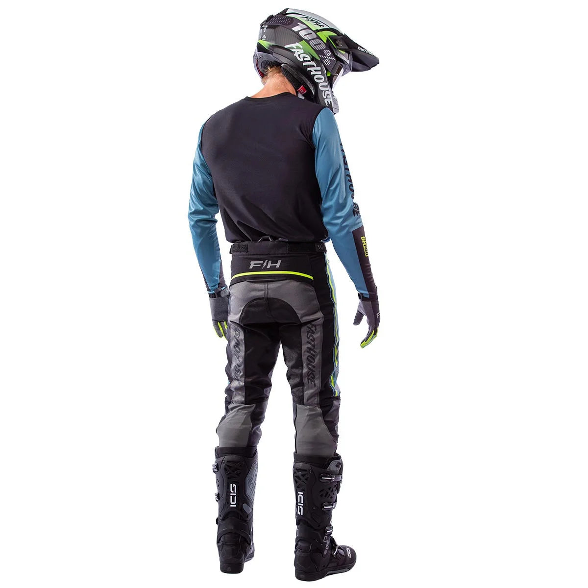 Grindhouse Pro Apex Pant, Slate/Flo Green