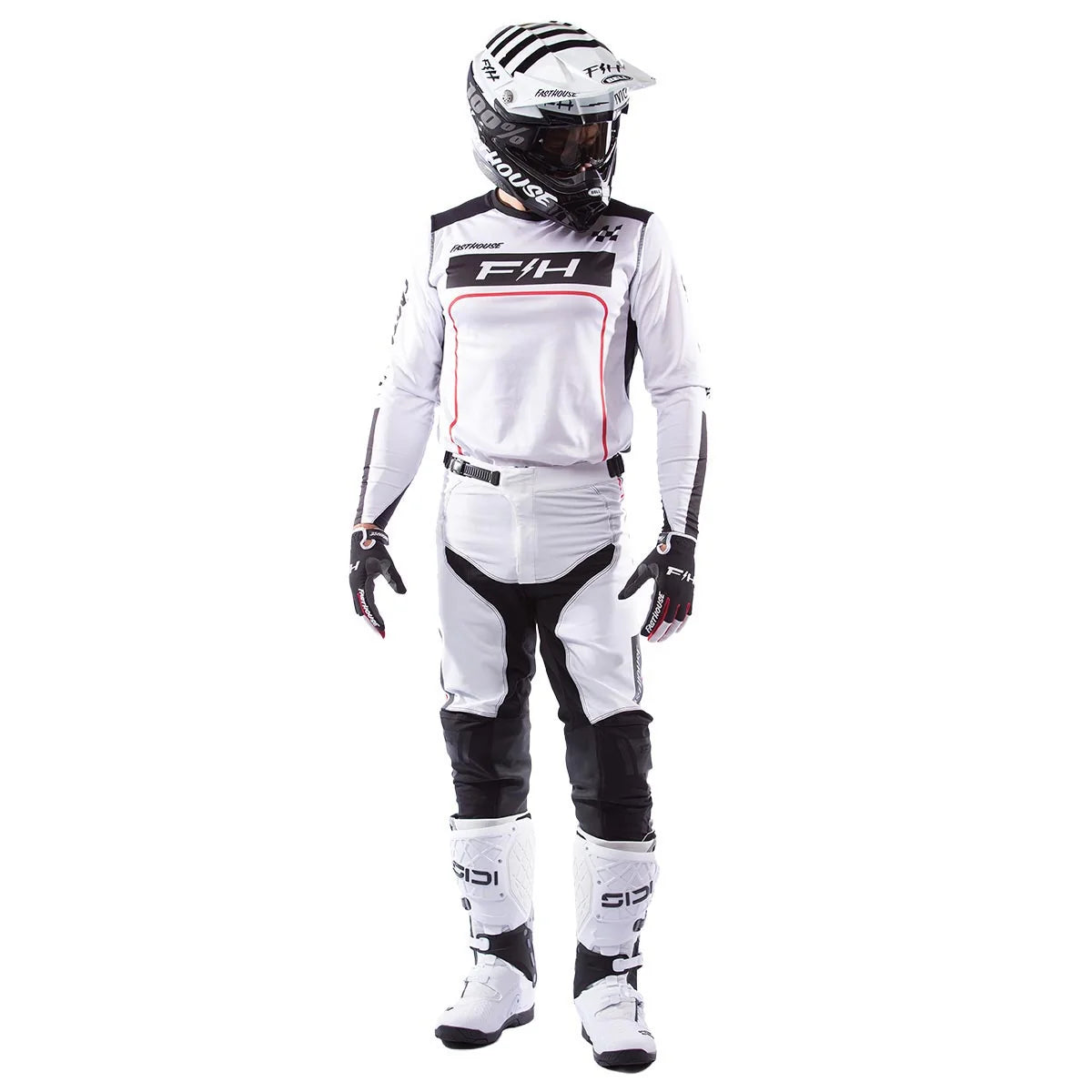Grindhouse Pro Apex Pant, White/Red