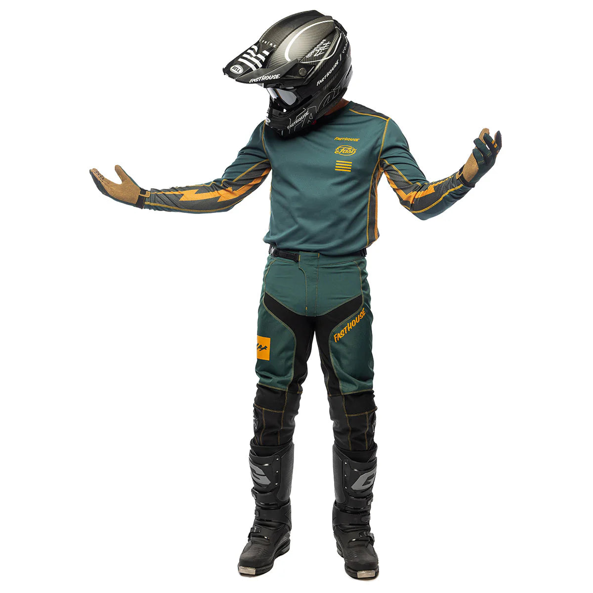 Grindhouse Ramone Jersey - Pine/Black