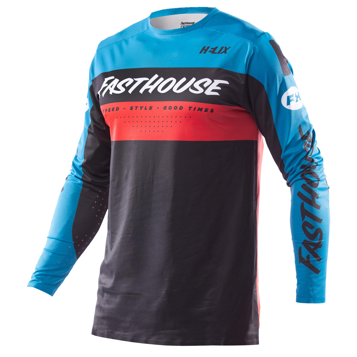 Helix Daytona LS Jersey, Electric Blue/Black