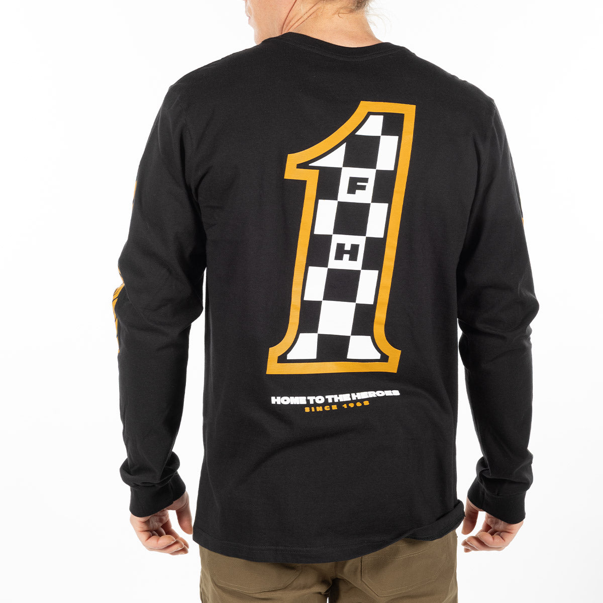 Heroes Long Sleeve Tee - Black