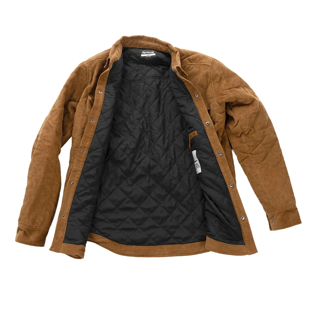 Jawbone Quilted Shacket, Camel