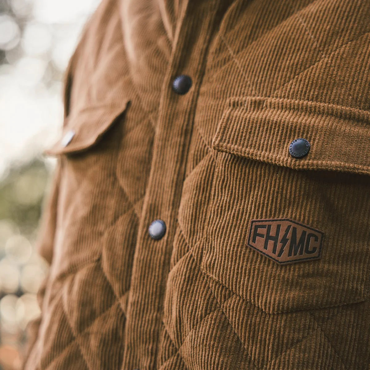 Jawbone Quilted Shacket, Camel