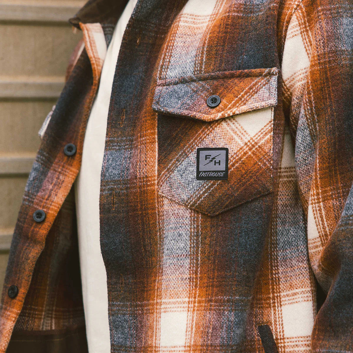 Folsom Heavyweight Flannel - Rust