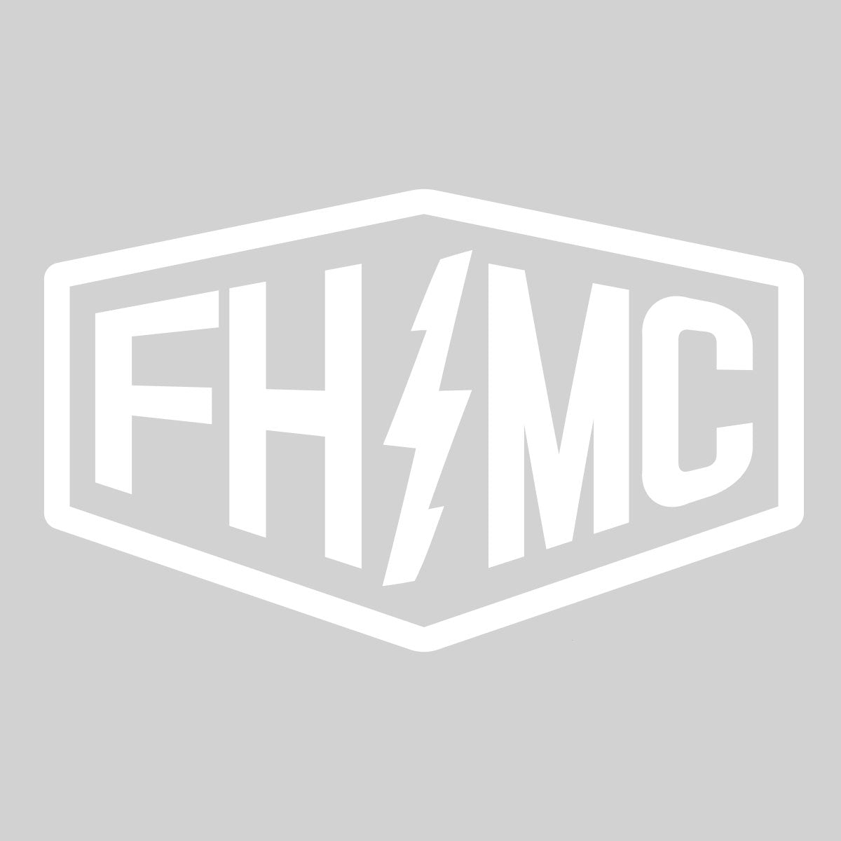 Lineup Die Cut Sticker - White