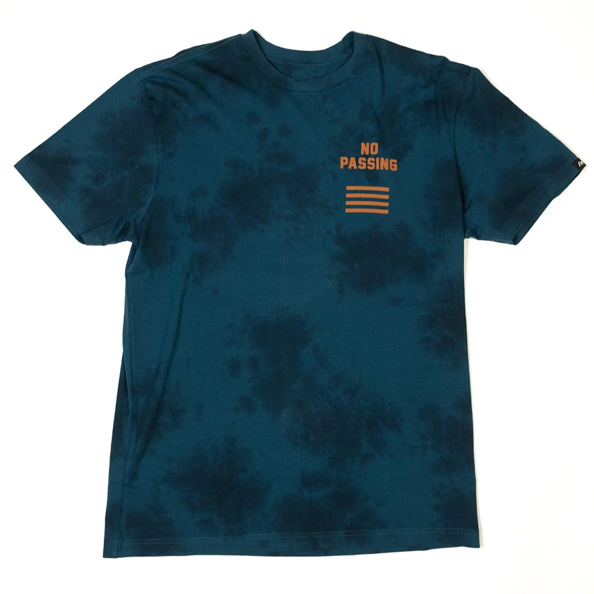 No Pass SS Tee, Indigo Crystal Wash