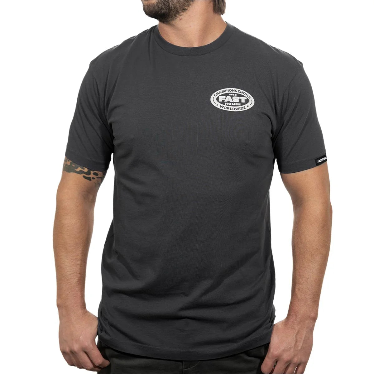Petrol SS Tee Graphite Black