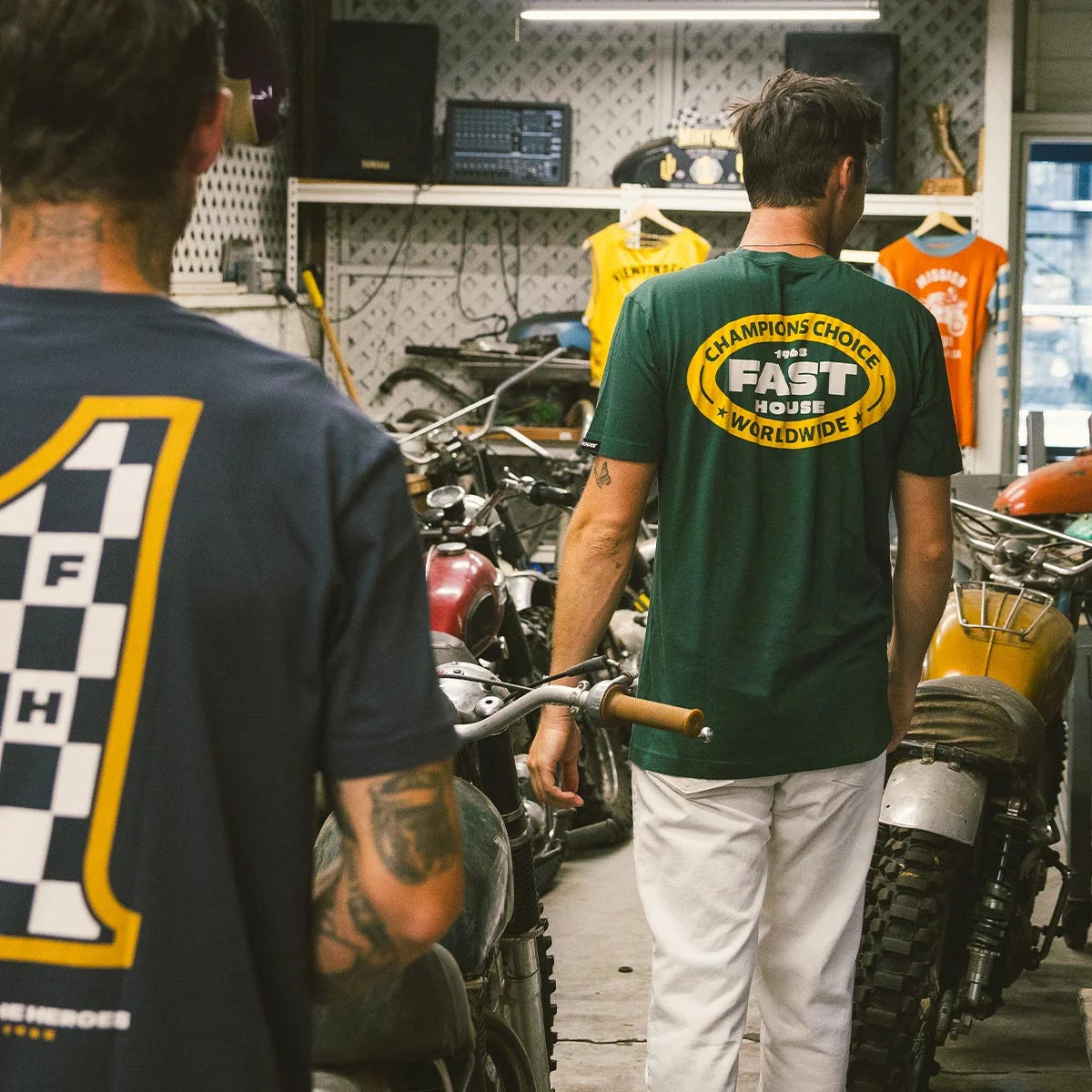 Petrol SS Tee Forest Green