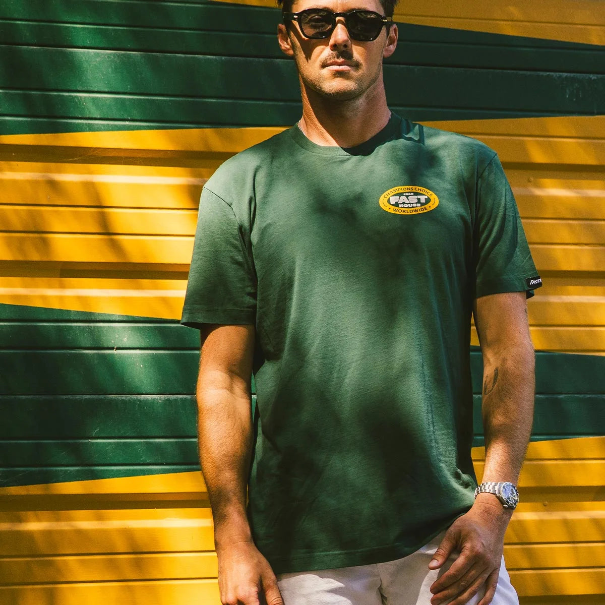Petrol SS Tee Forest Green