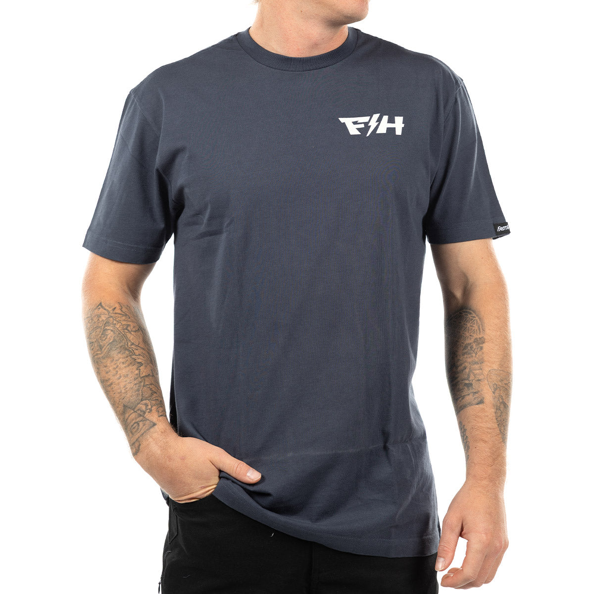 Pillar Tee - Indigo