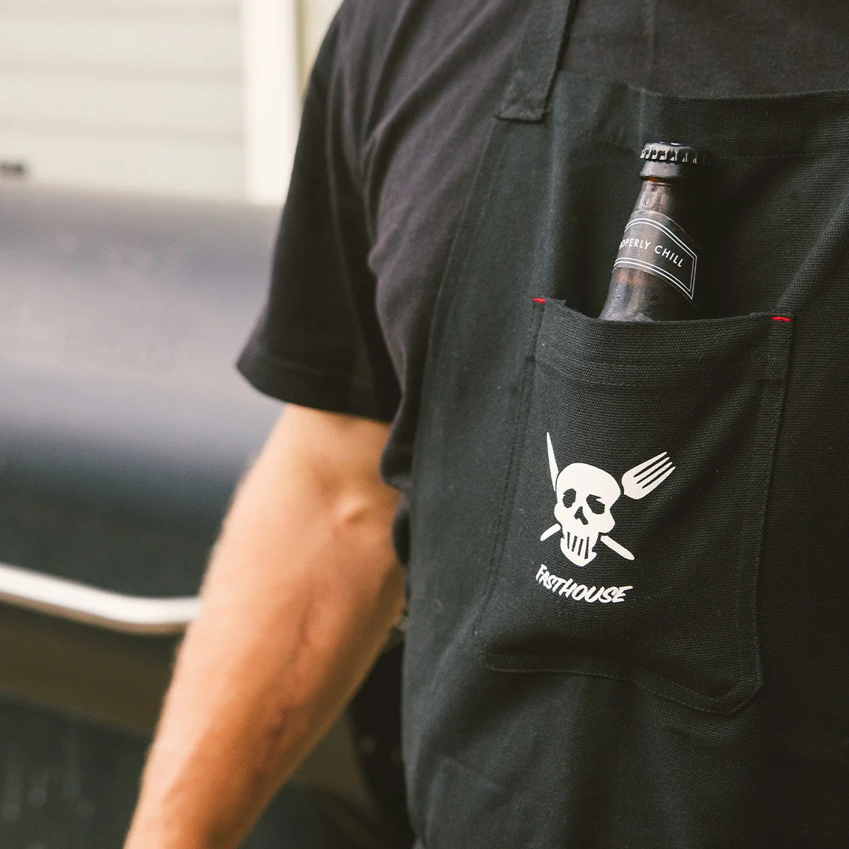 Rufus Canvas Apron Black