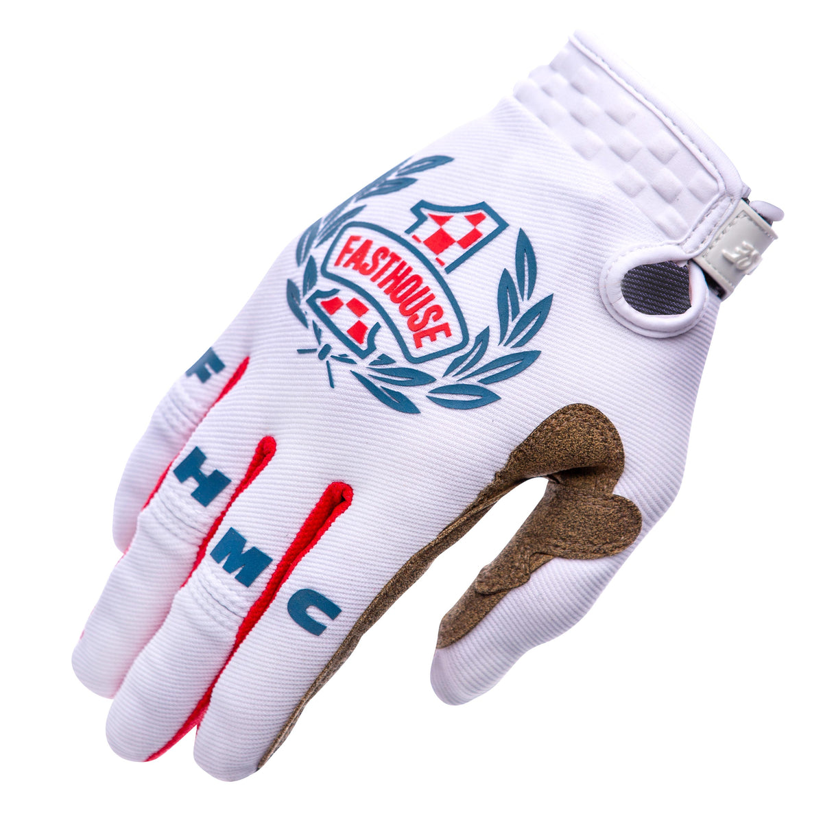 Speed Style Hero Glove, White/Red