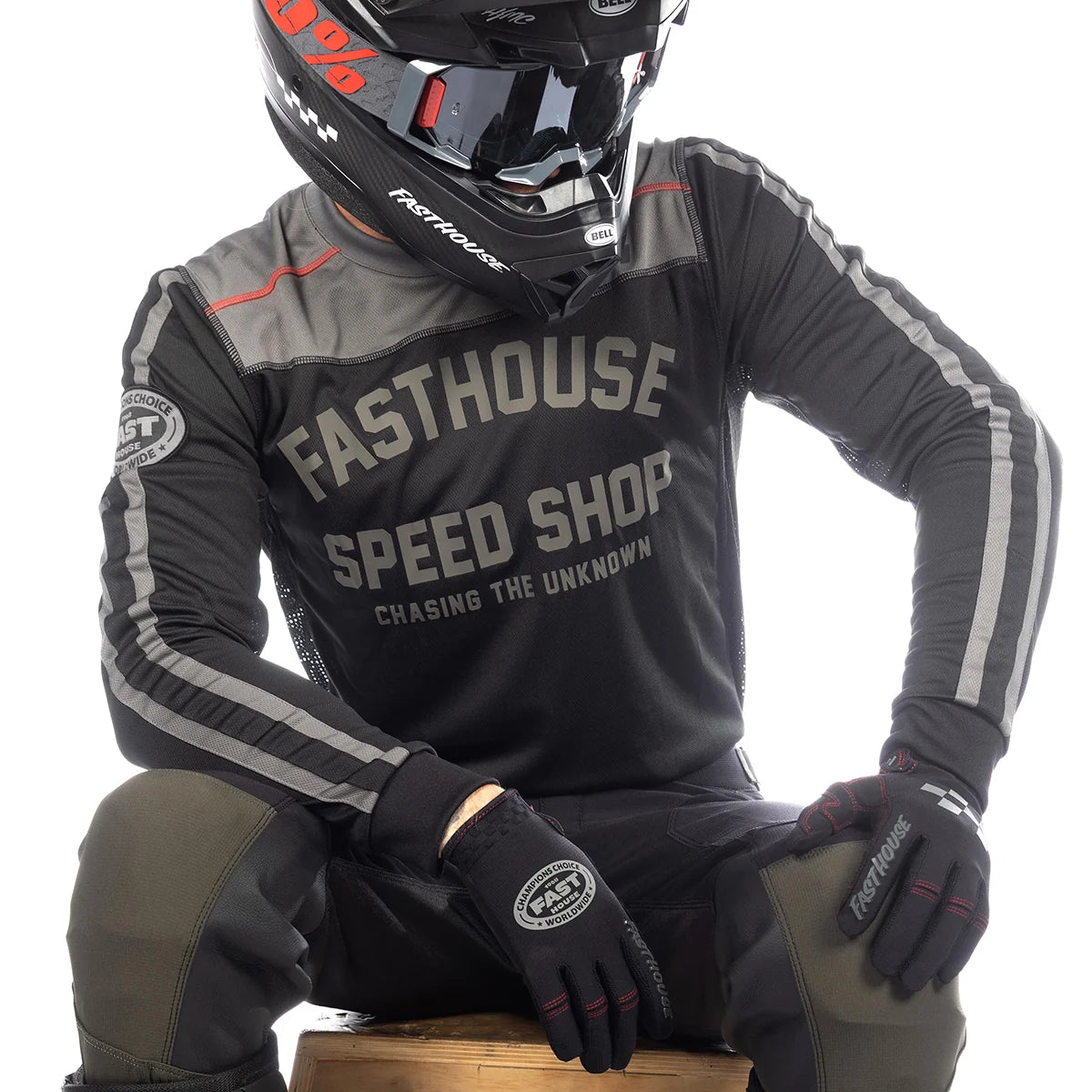 Sanguaro Petrol LS Jersey, Black/Gray