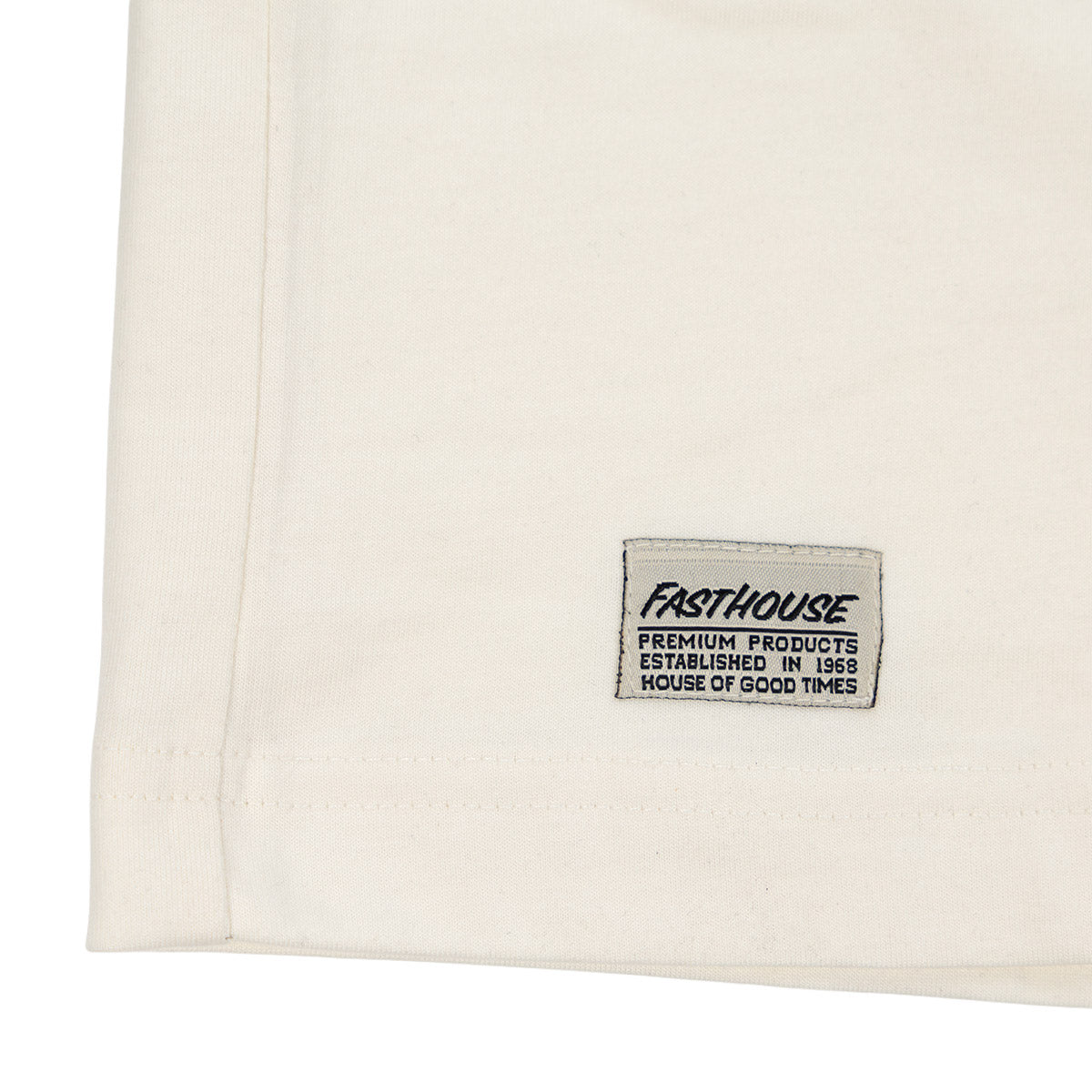 Sherwin Yarn Dye Long Sleeve Tee - Off White/Black