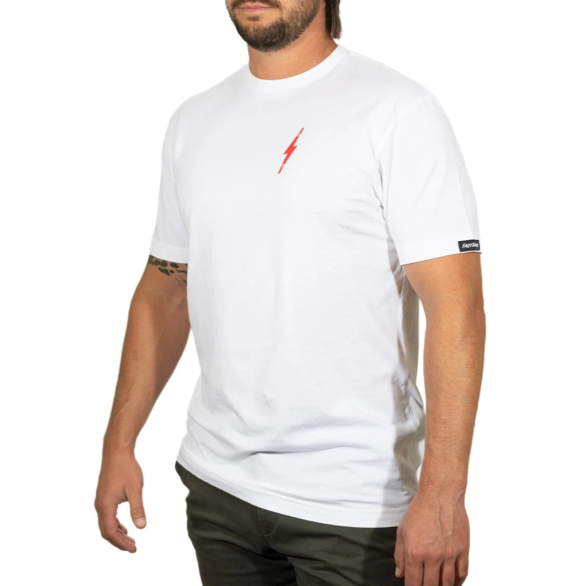 Surge SS Tee, White