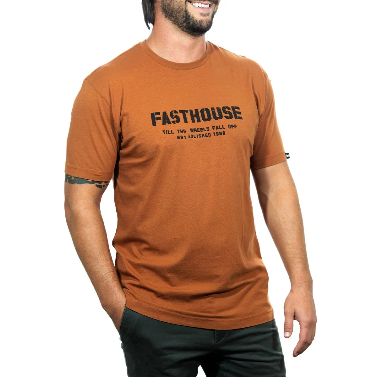 Torn SS Tee Rust