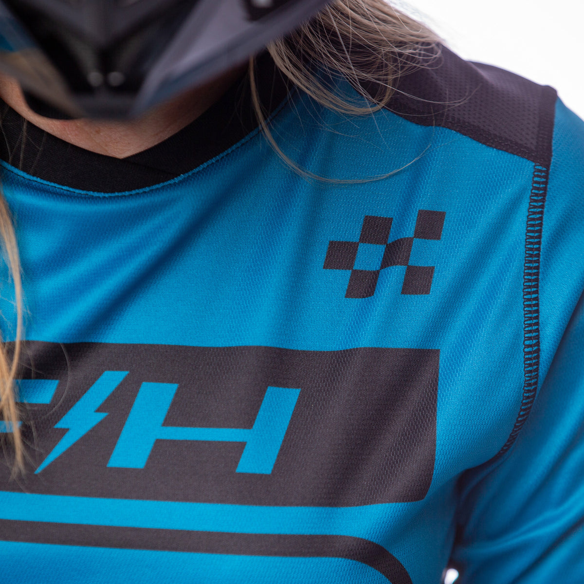 Women's Grindhouse Pro Apex LS Jersey, Electric Blue