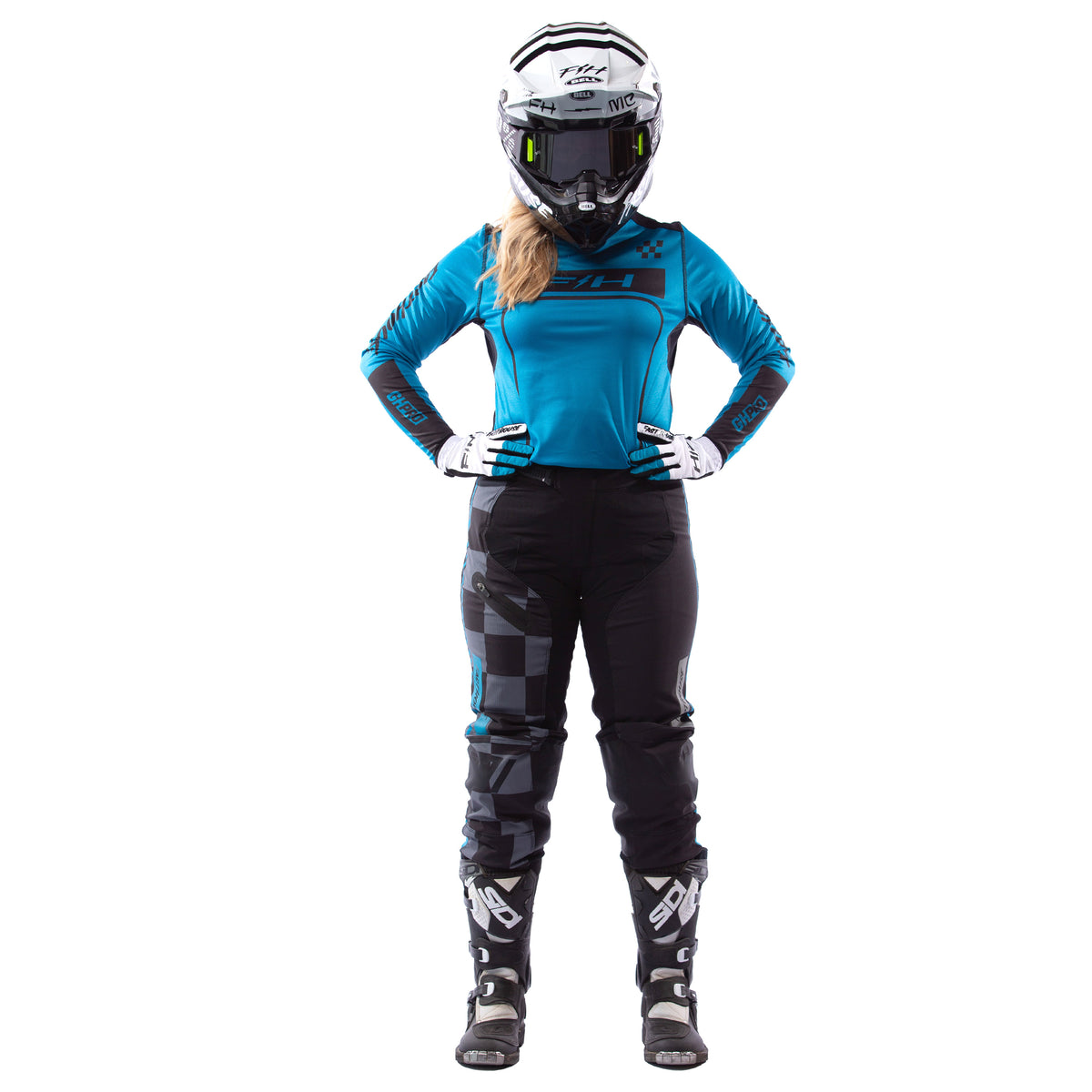 Women's Grindhouse Pro Apex LS Jersey, Electric Blue