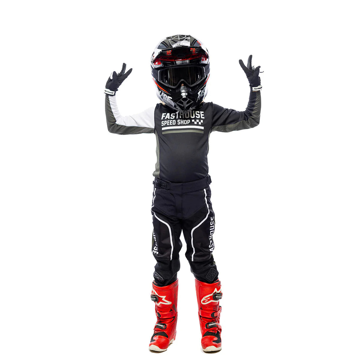 Youth Grindhouse Hudson Jersey - Black/White