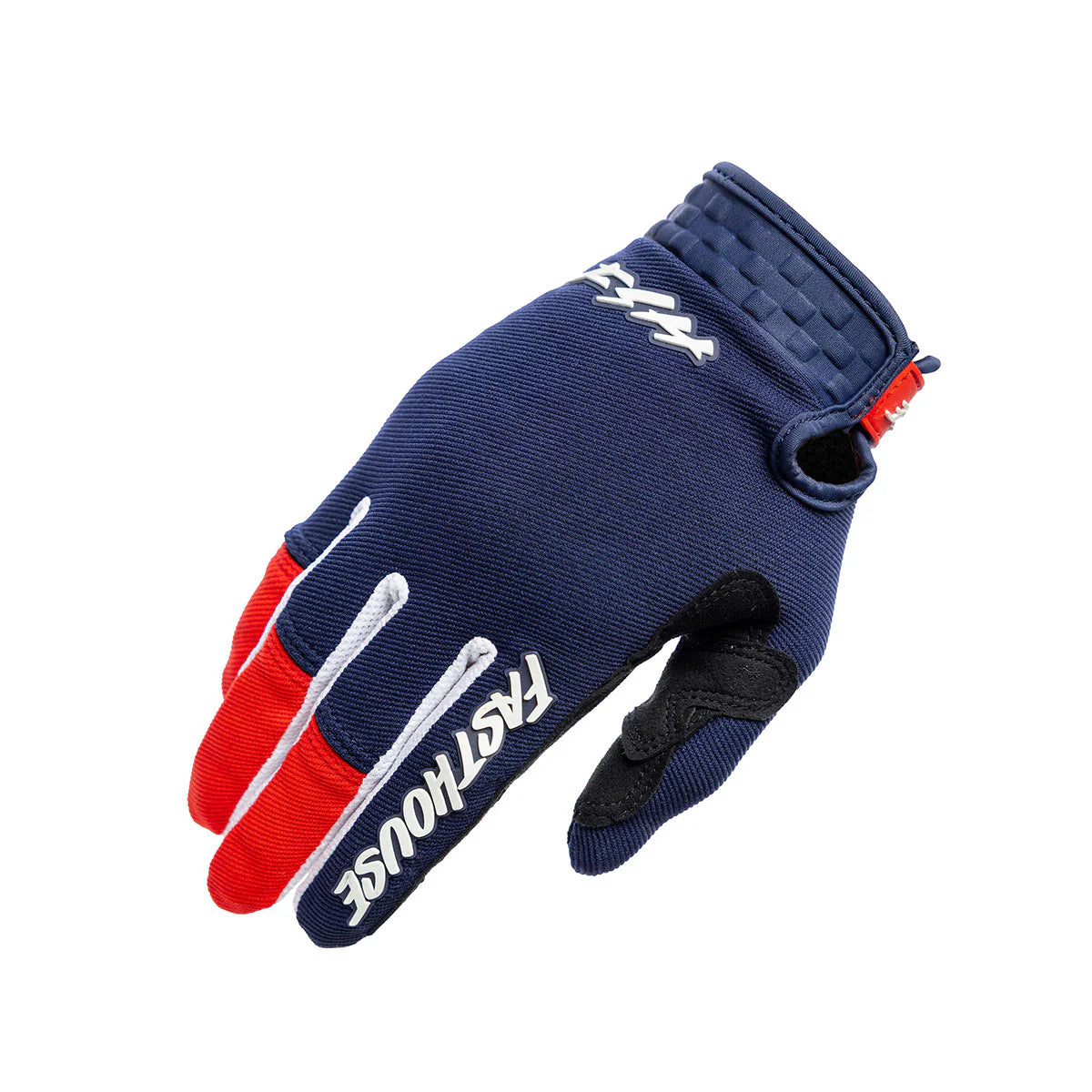 Youth Speed Style Hudson Glove - Blue/Red
