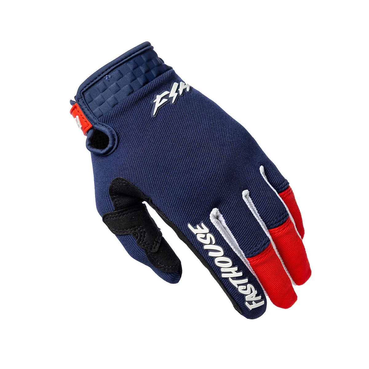 Youth Speed Style Hudson Glove - Blue/Red