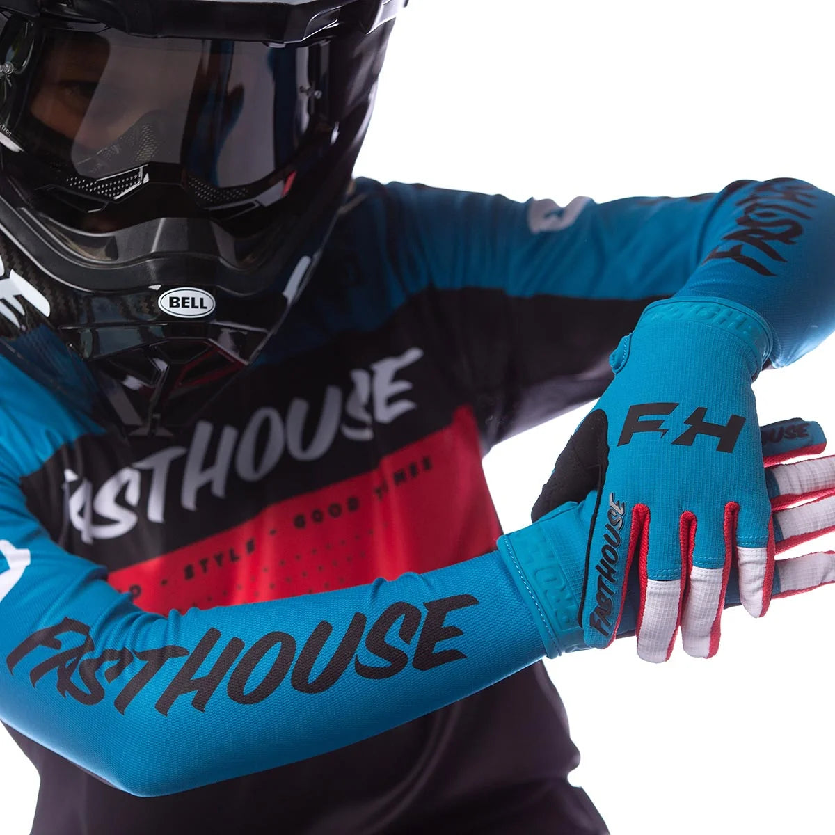 Youth Grindhouse Pro Apex Glove, Electric Blue