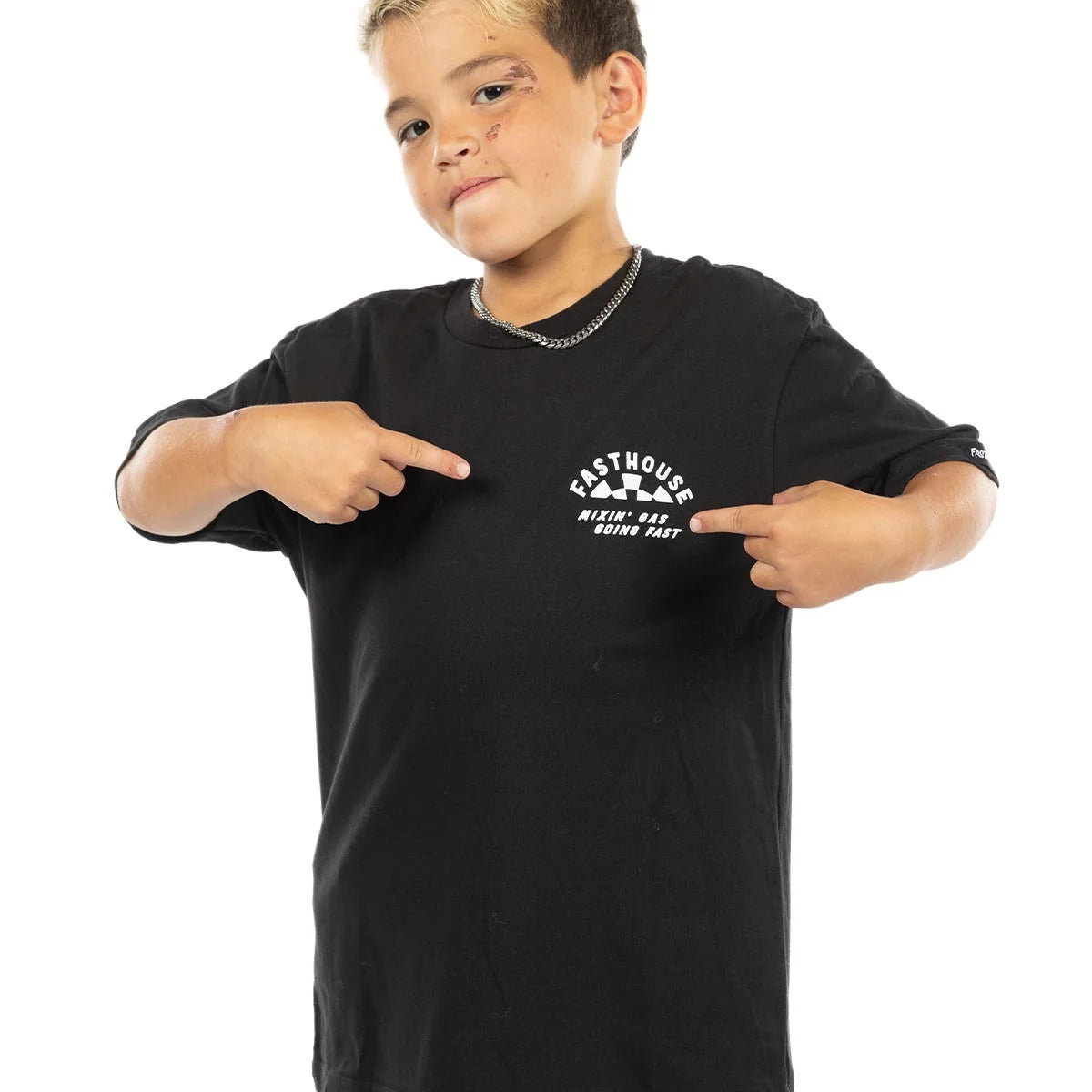 Youth Oil Burner SS Tee Black