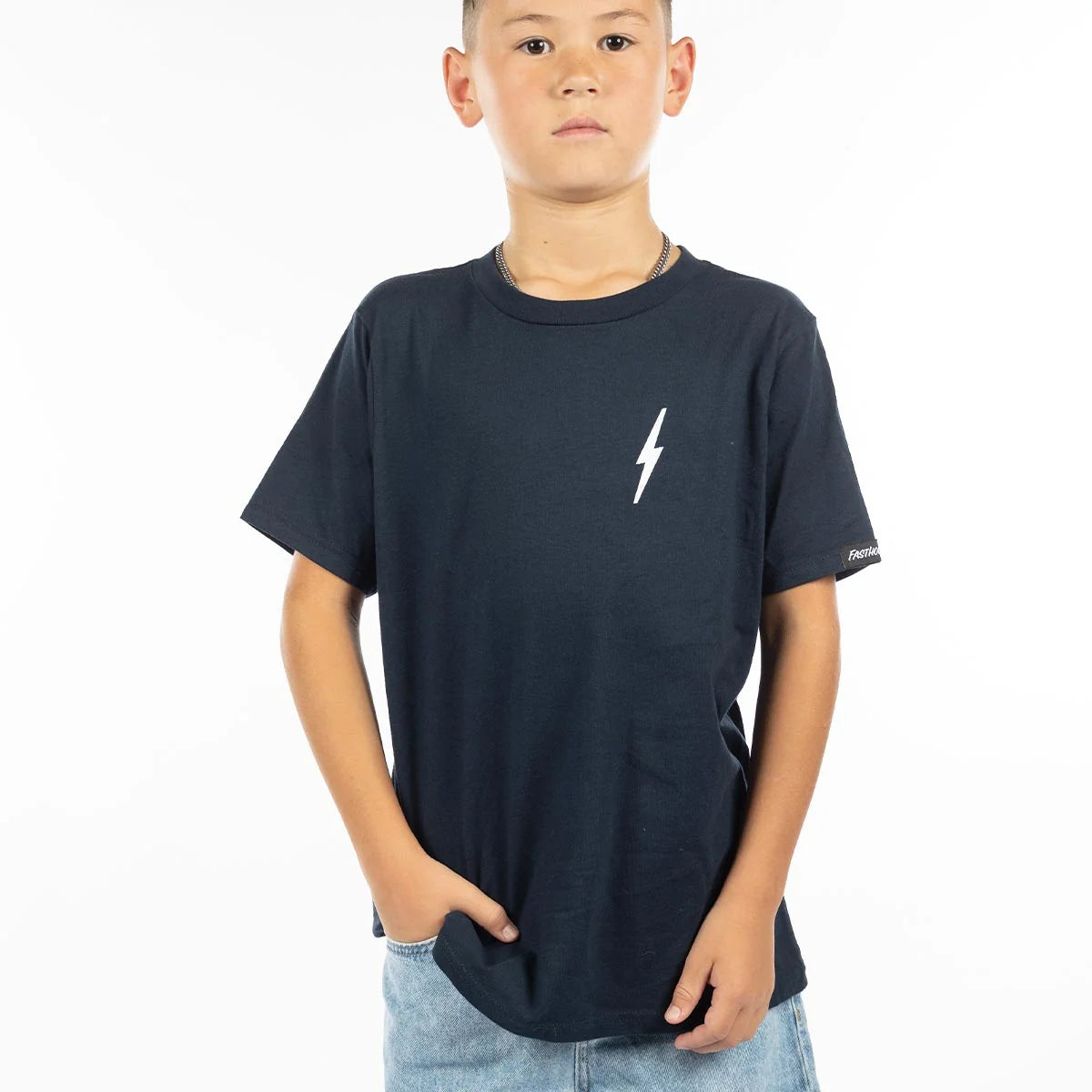 Youth Surge SS Tee, Navy