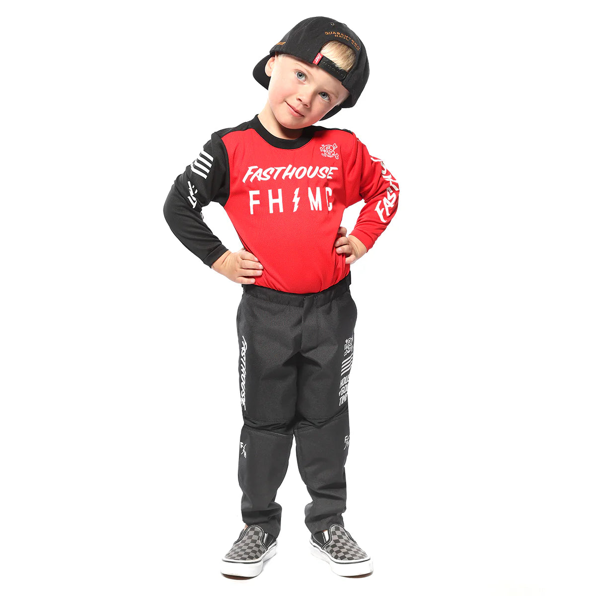Toddler Akin Jersey - Red/Black