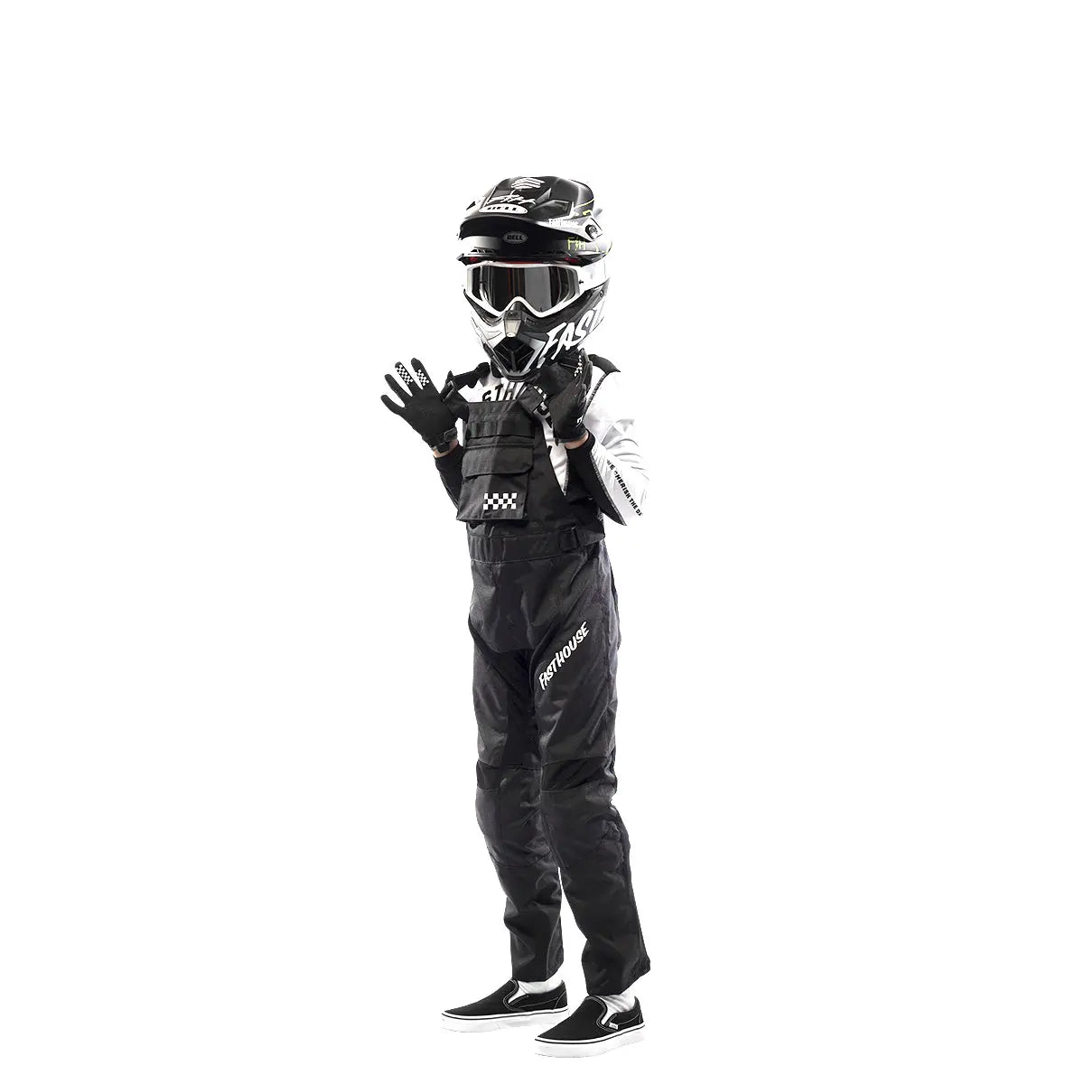 Youth Carbon Motorall Black