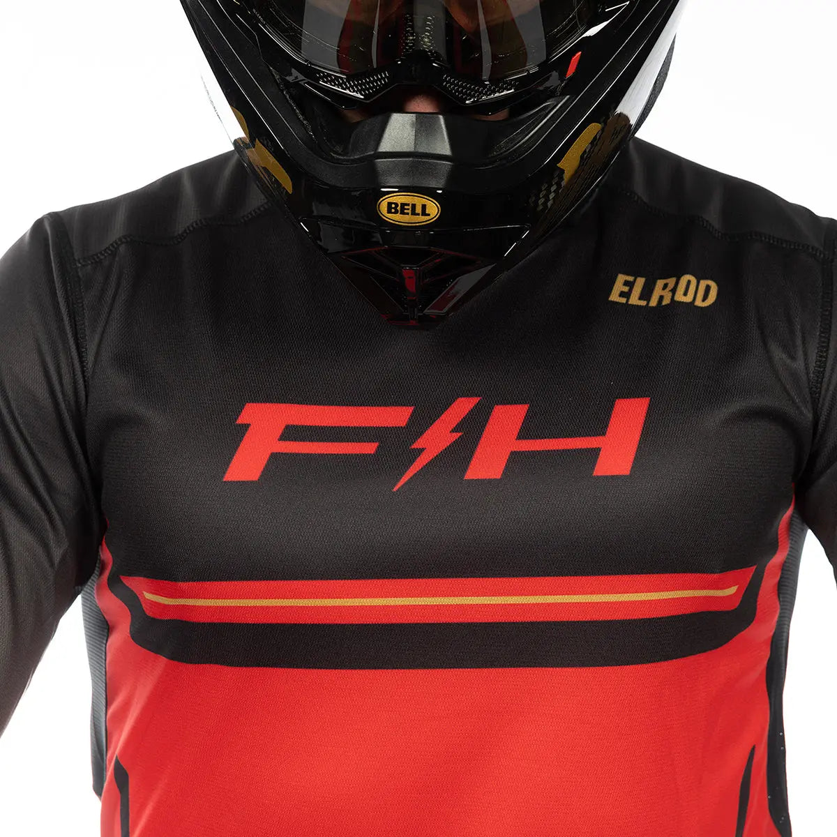 Elrod React Jersey, Racing Red/Black