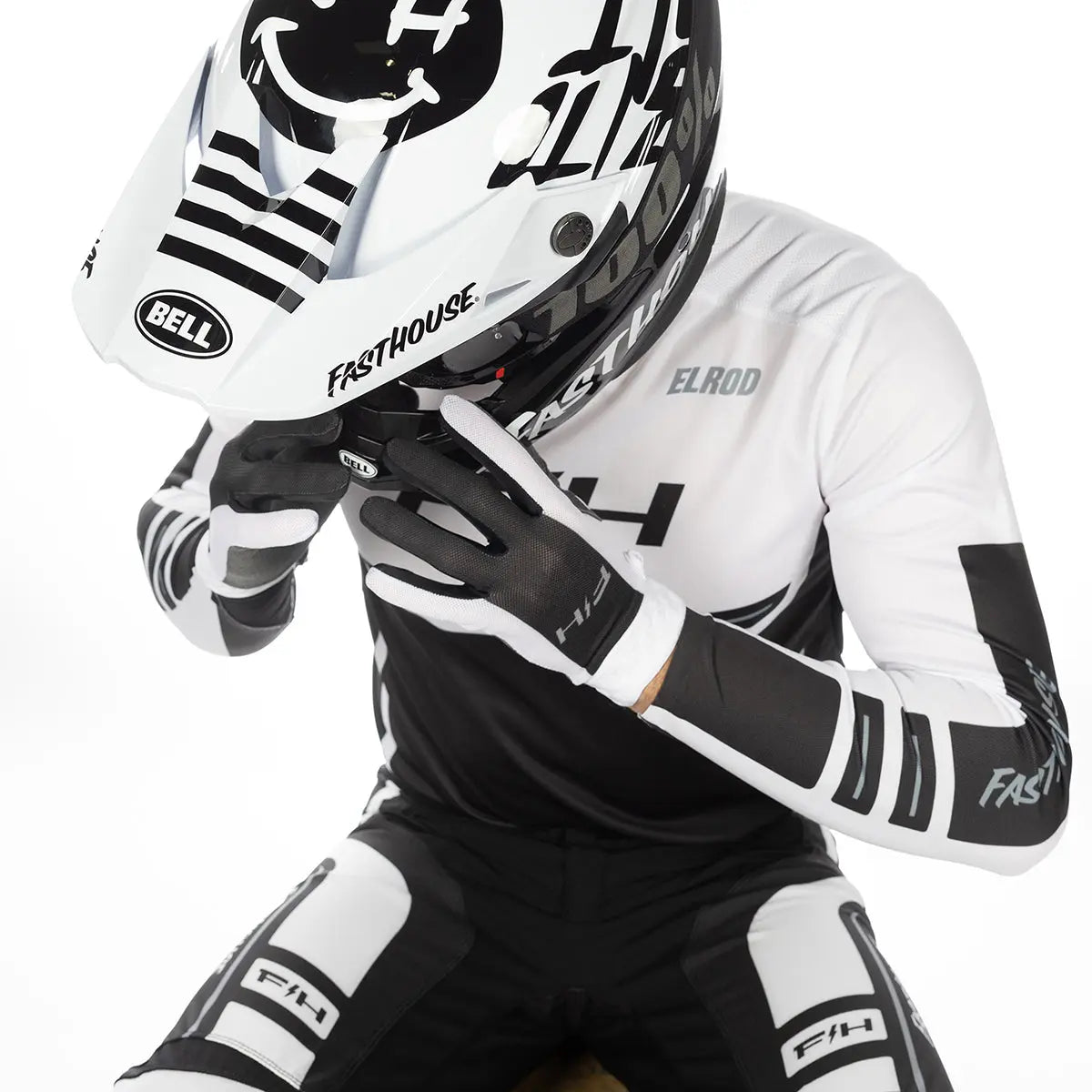Elrod React Jersey, White/Black