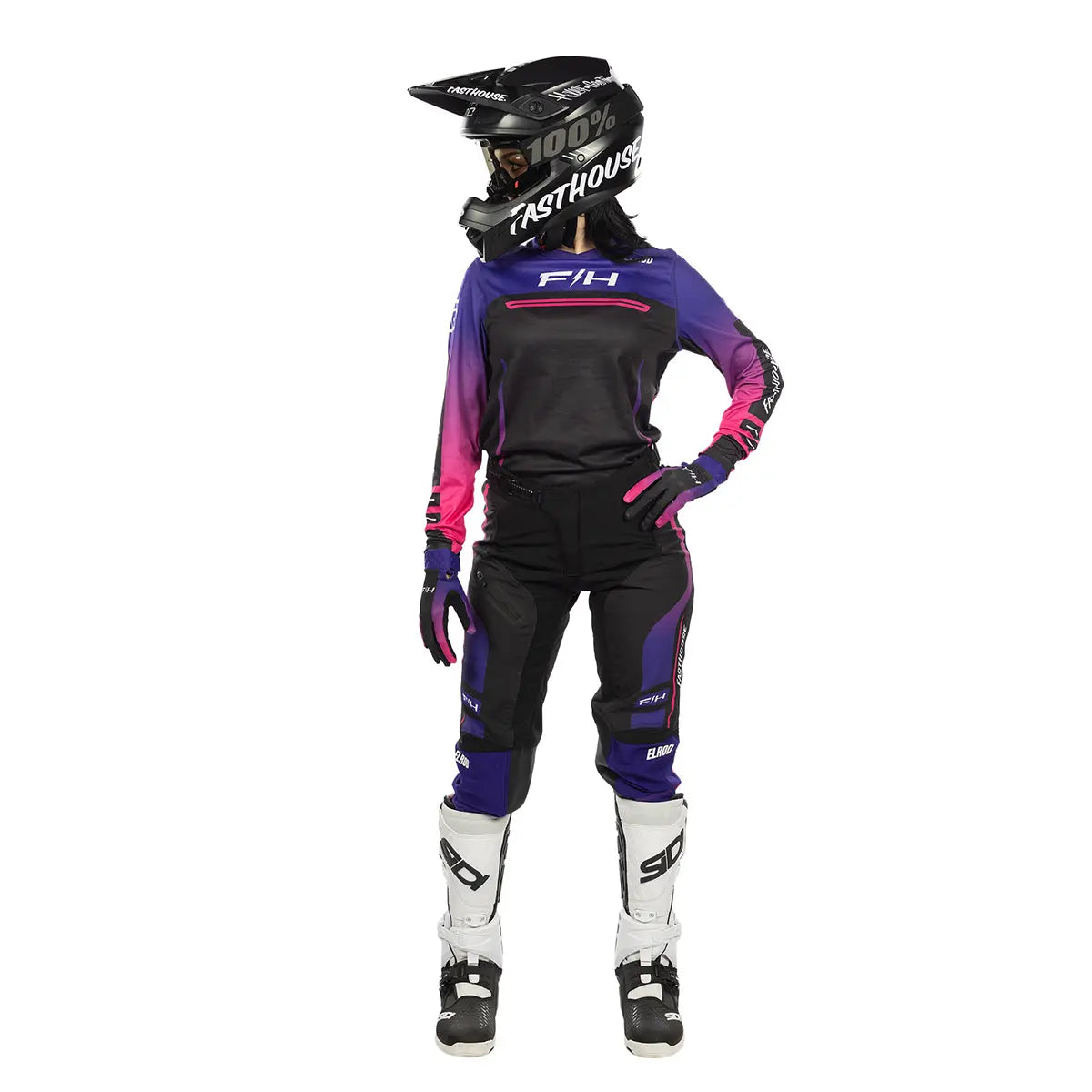 Women's Elrod React Pant, Electric Fuchsia/FH Purple