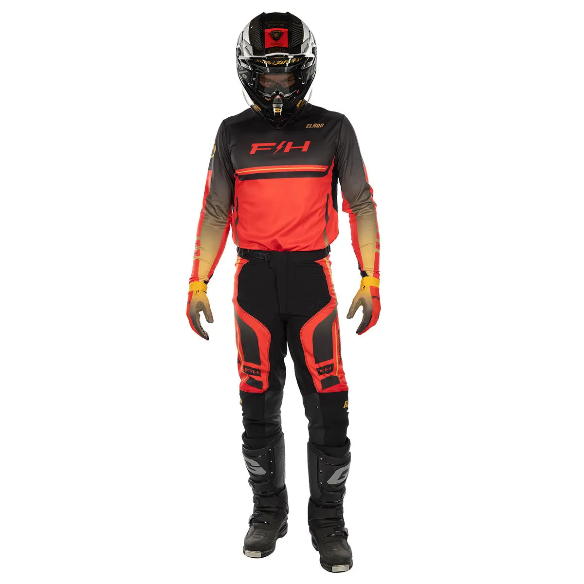 Elrod React Pant, Racing Red/Black