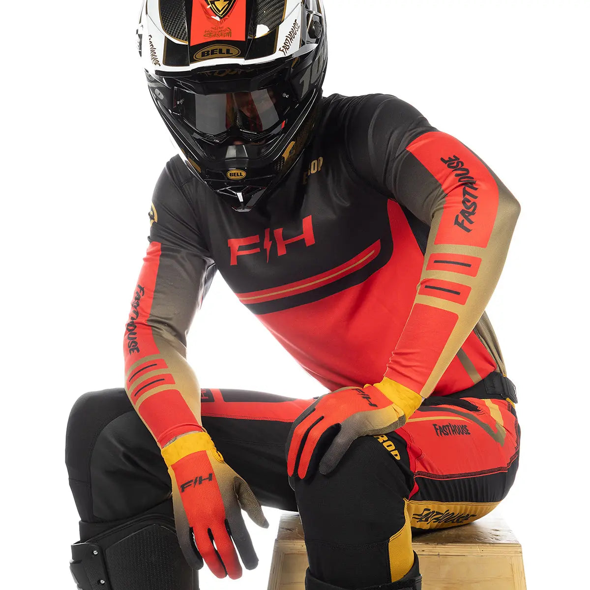 Elrod React Jersey, Racing Red/Black