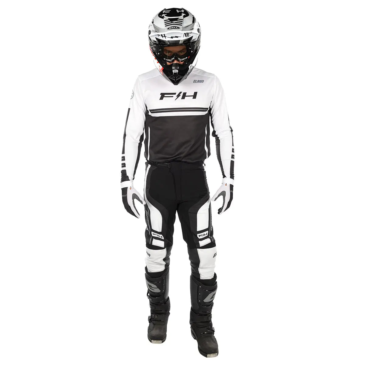 Elrod React Pant, White/Black