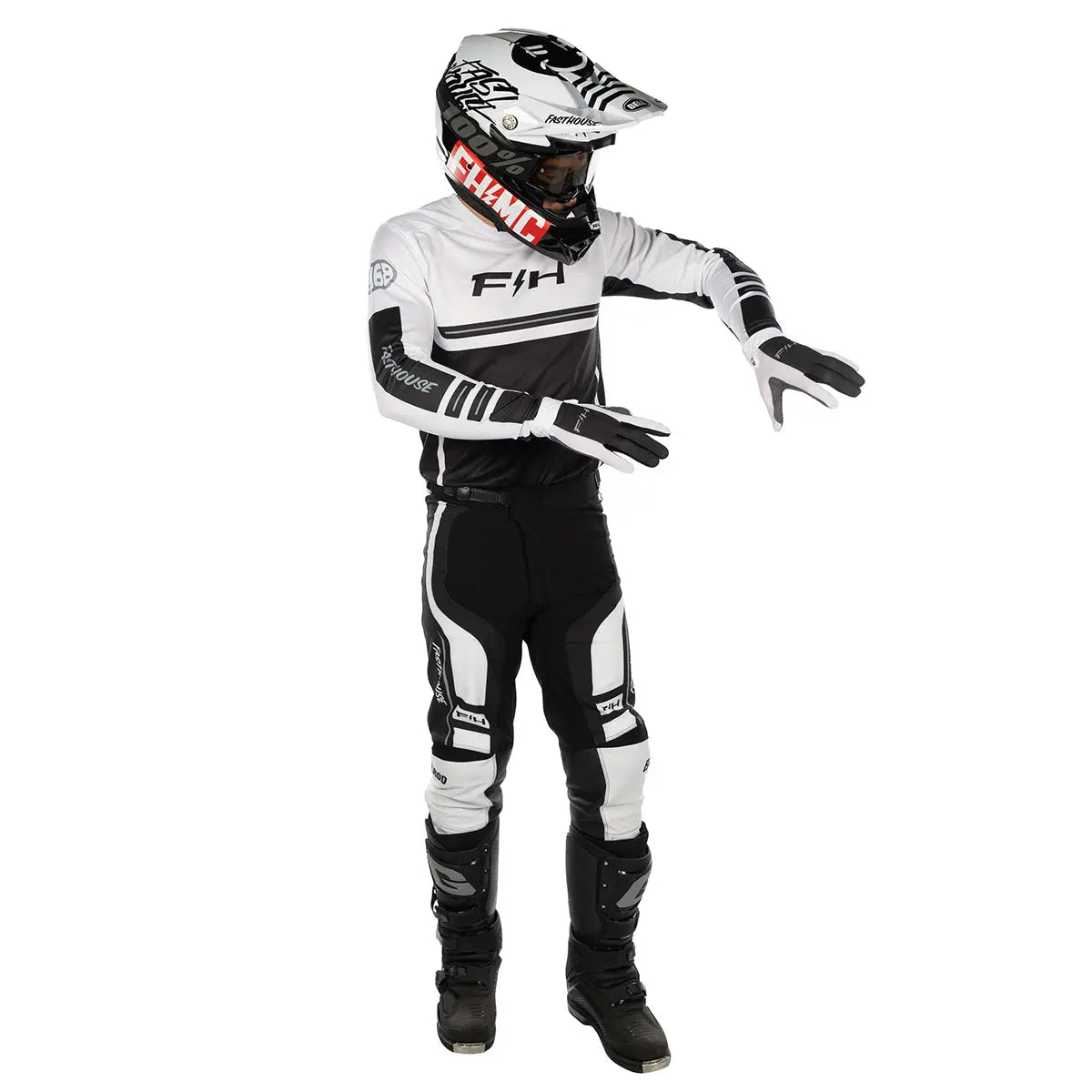 Elrod React Jersey, White/Black